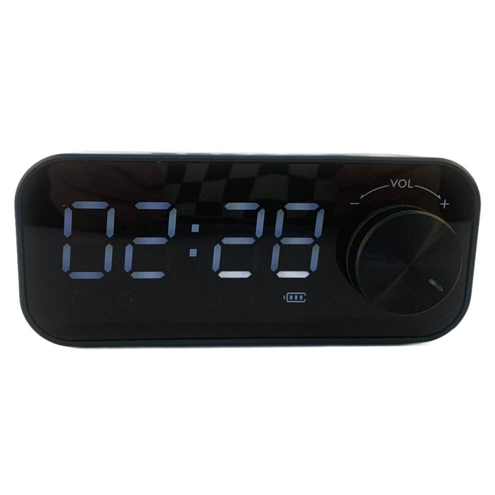 Heavy Bass Mini Tooth Speaker 1200Mah Led Alarm Blue 9471371900793