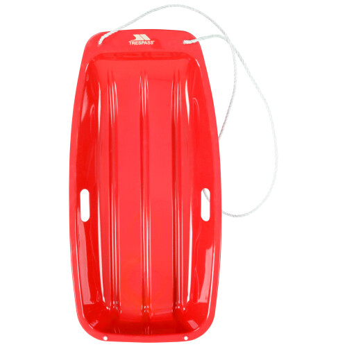 Trespass (EACH, Red) Trespass Snow Sledge Heavy Duty With Rope