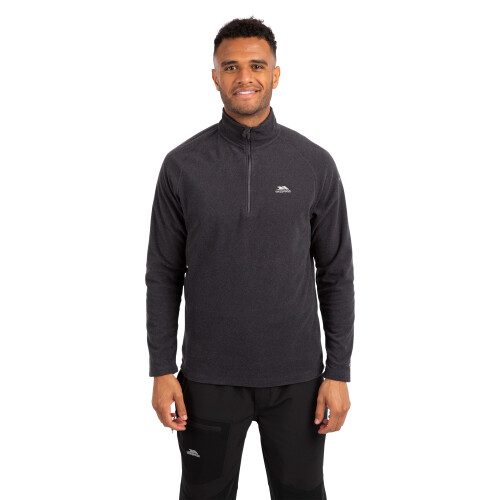 Trespass (S, Charcoal) Trespass Mens 1/2 Zip Fleece Pullover Keynote 1