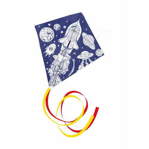 Gunther Paint Your Universe Kite with Tail G1245