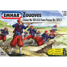 Emhar Models Zouaves Crimean War 1854-56 and Franco Prussian War 1870-71 Model Building Kit