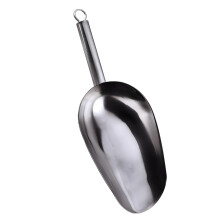 Stainless Steel Scoop Rust Resistant Thickened Heavy Duty Shovel for Kitchen and Garden