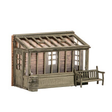 Conservatory with Garden Seat & Water Butt Kit