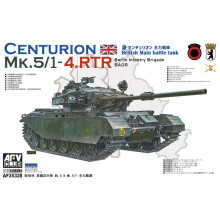 AFV Club 35328 British MBT Centurion MK.5/1-4.RTR Berlin Infantry Brigade (BAOR) 1:35 Scale