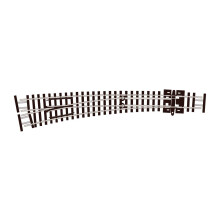 Streamline Code 55 Left Hand Curved Turnout Electrofrog