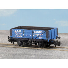 PECO NR-5009P 5 Plank Open Wagon - J&R Stone, Garswood N Gauge