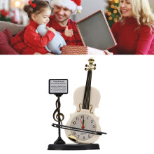 Elegante Violin Modell Wecker 21CM - Perfekte Wohnkultur Geschenk