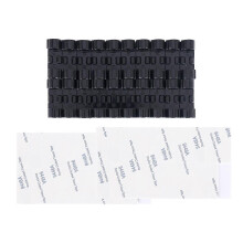20 Stück/Los Kabelbefestigungsklemme Desktop Kabelaufräumklemme Halterung Kabelclip Gerät USB Cor