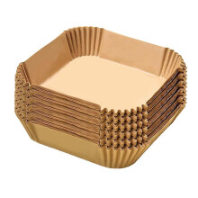 200 Stück Airfryer-Liner, 9 Zoll quadratische Backpapier-Liner für 5-8QT Airfryer