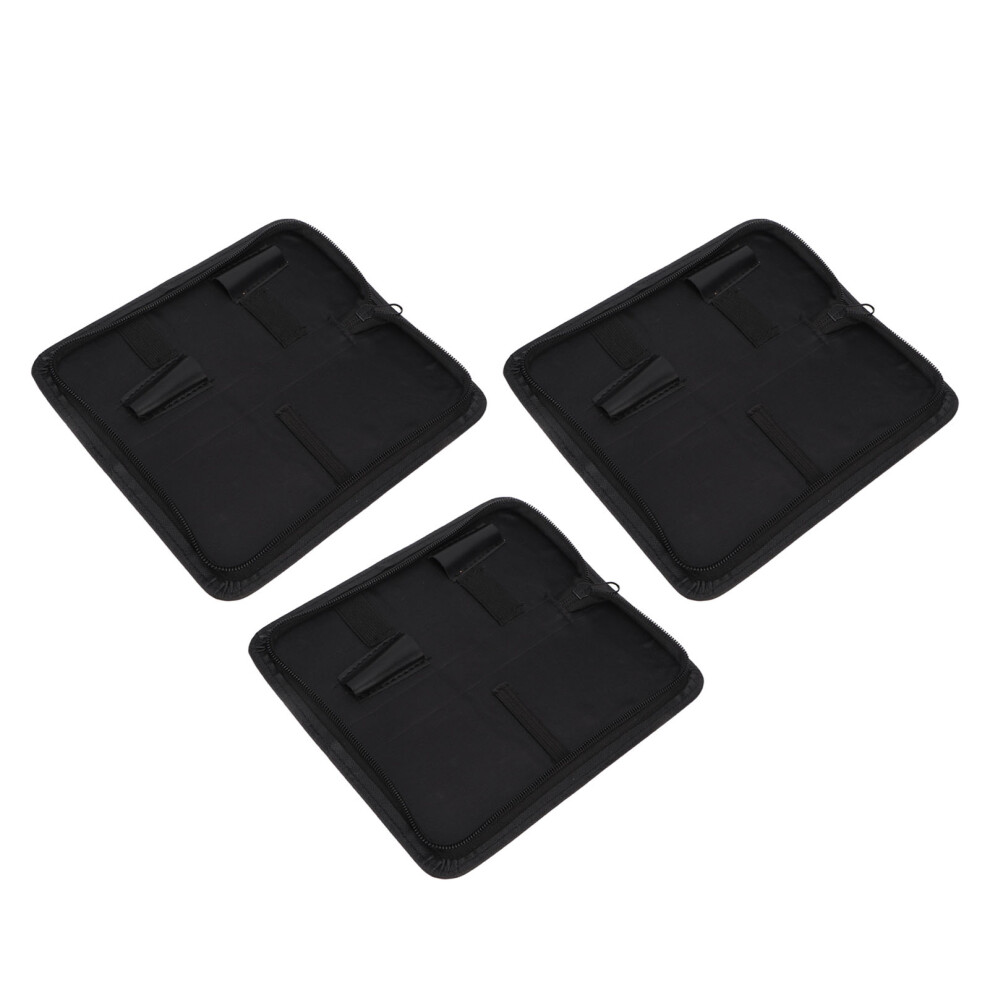 Barber Tool Bag, Elastic Band Ensures Tools Stay Securely In Place, Pu Leather Offers Durability And Water Resistance, Ideal For Salon And Travel Use 9393517486940