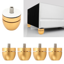 Aluminum Alloy Amplifier Base Pads Set for Speaker Isolation Shock Absorption
