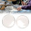 2Pcs 8in Double Layer Polyester Drumheads Transparent Instrument Replacement 14
