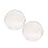 2Pcs 8in Double Layer Polyester Drumheads Transparent Instrument Replacement 10