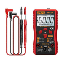 ANENG M118A Mini Digital-Multimeter Robuster Automatischer True-RMS-Testgerät 6000 Counts Auto-Ranging AC/DC