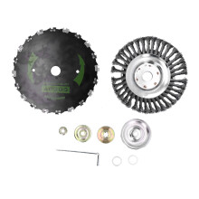 Hochleistungs-Freischneider-Set, 23 cm lange Freischneiderklingen für Rasentrimmer und Fadentrimmer, Trimmerklingen aus Kohlenstoffstahl,