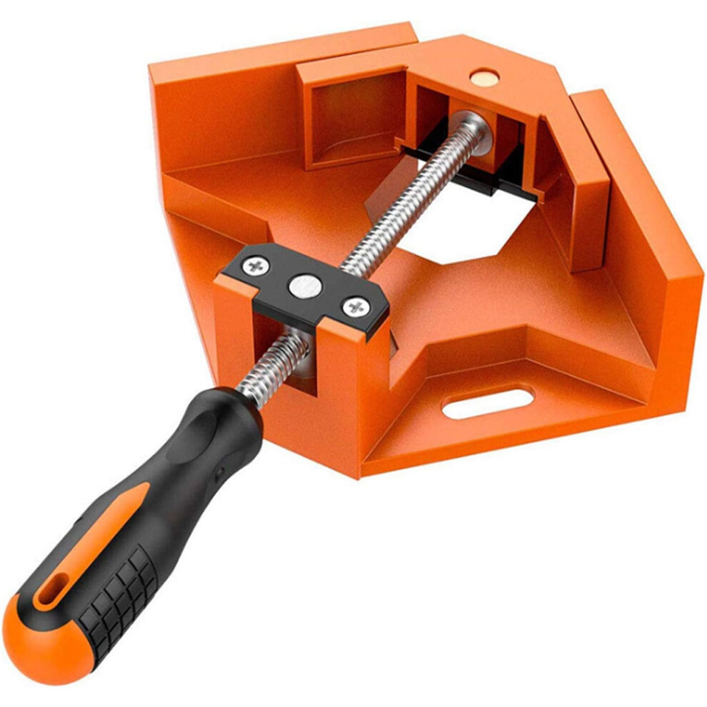 Heavy-Duty 90-Degree Clamps, Swing Jaw Design For Versatile Use, Aluminum Alloy Frame, Ergonomically Designed Handles For Woodworking, Welding & 9004841673141