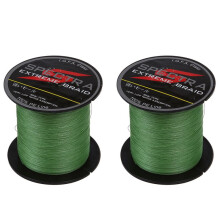 2X Nylon Fishing Wire Braid 12LB 5.5Kg 200M for Lure Trolling Army-Green