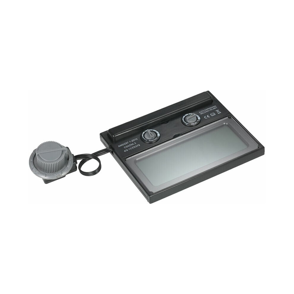 Wide Shade Range Solar Powered Auto Darkening Filter, Professional Grade With Increased Battery Life And Impact Resistant Polycarbonate For Unmatched 9433291740552