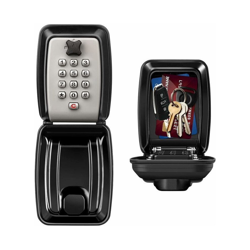 Sturdy Security Lockbox, Easy To Use With Resettable Code Safe, Durable Aluminum Alloy Construction For Indoor And Outdoor Use, Weatherproof 9340959610129