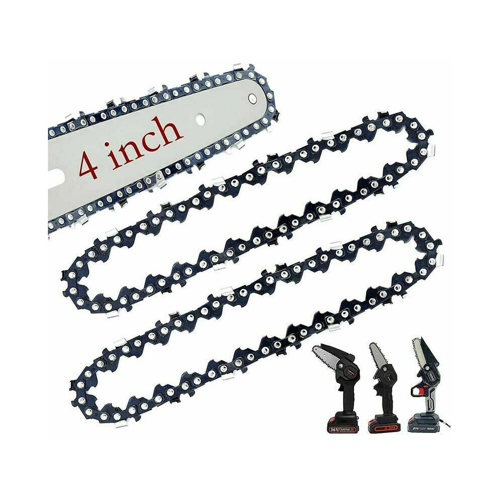 Replacement Parts For Your 4 Inch Mini Chainsaws, Sharp And Resilient Chains For Effortless Cutting, Pointed Teeth For Faster, More Efficient Saws 9405630020717
