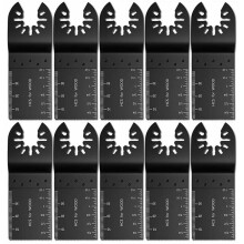 Professional Multitool Blades for Oscillating Tools, Sturdy and Durable High Carbon Steel with Electrophoretic Coating, Precision Ground for Accurate
