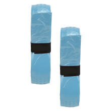 2 Stück Blaues Tennis-Schlägergriffband, 150 cm Übergriff, Schweißabsorbierend