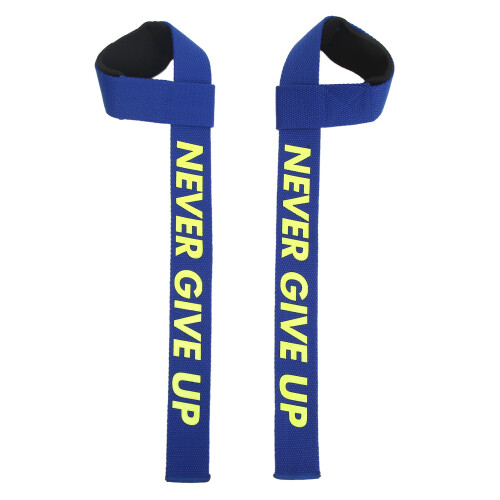 Blue 1 Pair Lifting Straps for Strength Training Powerlifting Gym Workout 1
