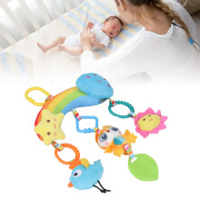 Bunter Plüsch-Schaukelrassel Babyspielzeug, Eulen-Kinderwagen- und Bettklingel