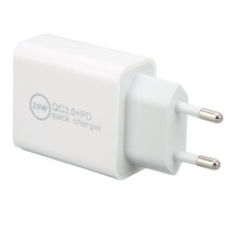 Chargeur rapide à double port de 20W pour DJI Avata, blanc, fiche EU