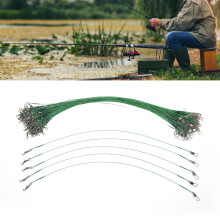 100 Stück Stahl Angelrollen-Zugstopper Schnappverschlüsse Salzwasser 30 cm