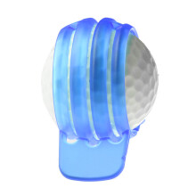 360 Golfball-Linienmarkierer mit Stift, Blau, ABS, 25g