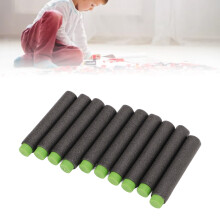 Kids' 200PCS EVA Foam Darts - 70mm Black & Green for Safe Shooting