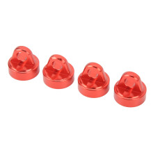 4 Stück Aluminiumlegierung RC- Stoßdämpferkappe für 1/10 TENACITY Pro 4WD Rot