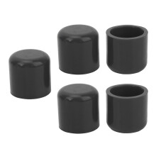5 Stück 30 mm Silikonabdeckungen, flexibel, universeller Ansaug- und Vakuumstopfen, schwarz