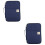 2Stk Business Reise-Organizer A4 Dokumentenmappe Navy 6