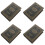4Stk Schwarze Holz Buchbox Für Zuhause Und Büro 5