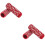 2Paires Cyclisme Aluminium Compactes Durables 8
