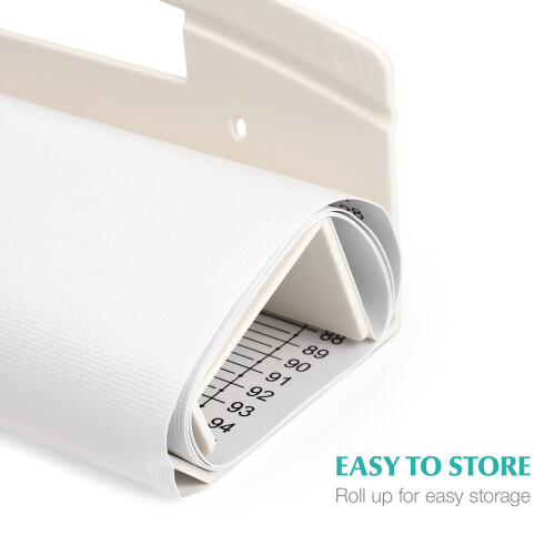 2Stk Kinder Höhenmessmatte , Mit Lineal Messkopf Abs+pvc 2
