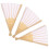 9Pièces Éventail Bambou Pliable DIY Décoration Portable Élégant 10