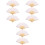 9Pièces Éventail Bambou Pliable DIY Décoration Portable Élégant 3