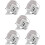 5Pièces Smartphone 100X Clip ABS Microscope LED 10