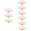9Pièces Éventail Bambou Pliable DIY Décoration Portable Élégant 6