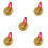 5Pièces Instrument De Percussion Compact Cymbales À Main Kids 5