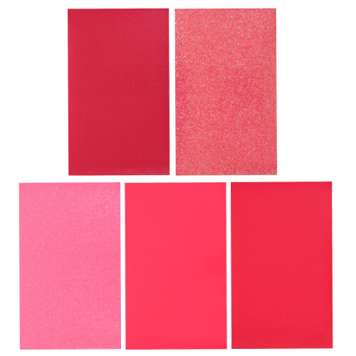25Pièces Cuir PU Coloré Pour Projets DIY Couture