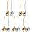 10Pièces Cuillères Filtrantes Spaghetti Acier Multicolores 4