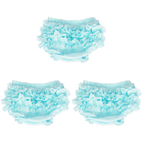 3Pièces Culottes Bébé Douces Coton 1