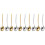 10Pièces Cuillères Filtrantes Spaghetti Acier Multicolores 11