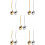 10Pièces Cuillères Filtrantes Spaghetti Acier Multicolores 10