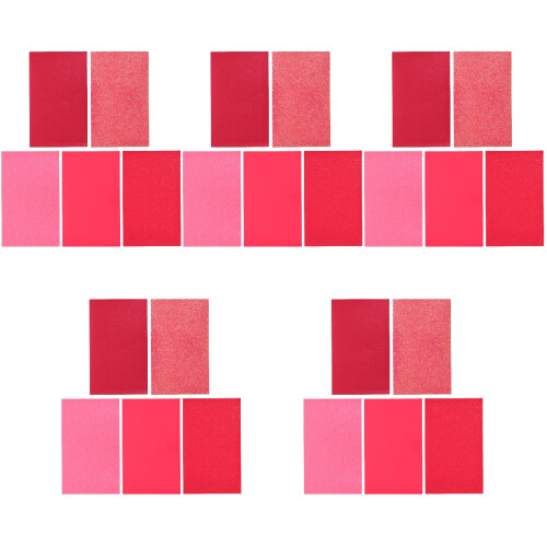 25Pièces Cuir PU Coloré Pour Projets DIY Couture 2