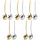 10Pièces Cuillères Filtrantes Spaghetti Acier Multicolores 5